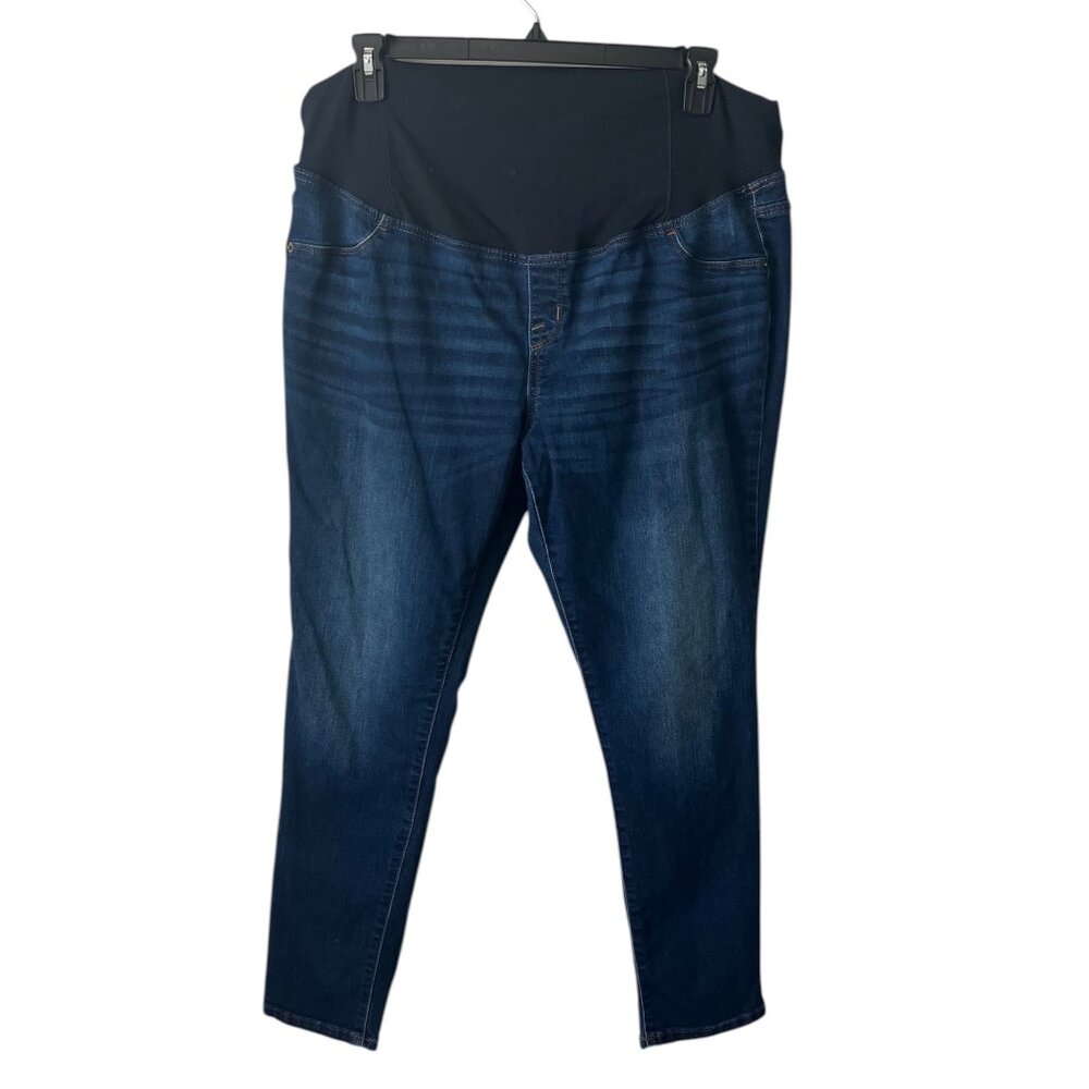 Isabel Maternity by Ingrid & Isabel Skinny Dark Blue Pregnancy Jeans